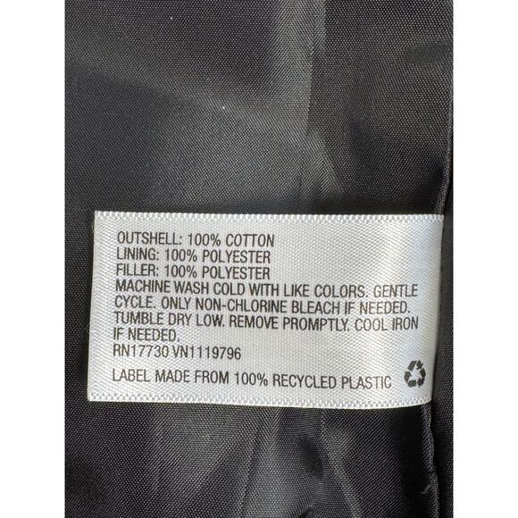 A New Day Women's Black and White Herringbone Puffer Vest Quilted Size XS - Picture 7 of 10